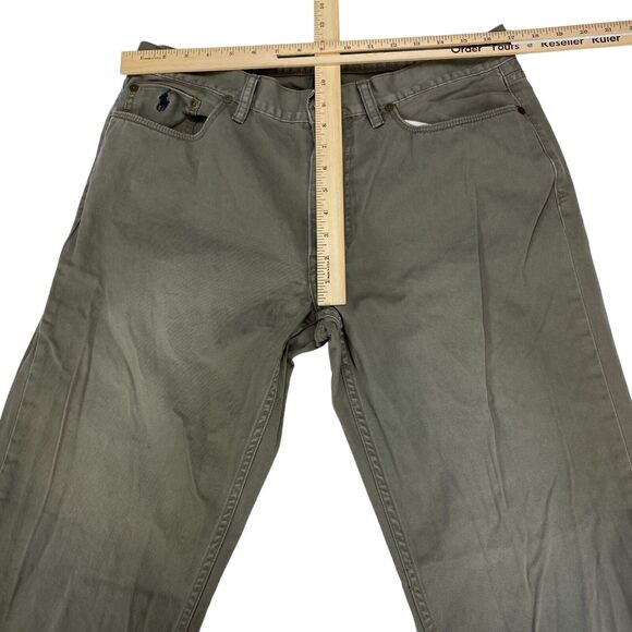 Polo Ralph Lauren Jeans Men 34x32 Denim 100% Cotton Flat Front Straight Leg - Picture 6 of 16